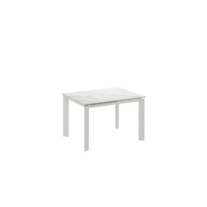 Zoom Tavolo allungabile con top in ceramica Gambe in metallo verniciato Allunghe interne Frame 80cm X 120-170cm H 75cm Stones