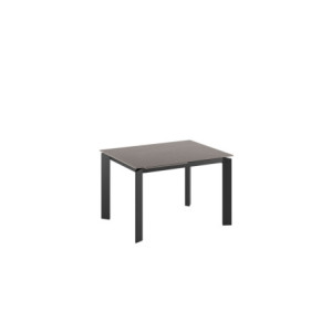 Zoom Tavolo allungabile con top in ceramica Gambe in metallo verniciato Allunghe interne Frame 80cm X 120-170cm H 75cm Stones