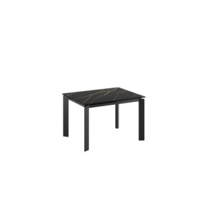 Zoom Tavolo allungabile con top in ceramica Gambe in metallo verniciato Allunghe interne Frame 80cm X 120-170cm H 75cm Stones