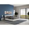 Letto Matrimoniale 160x190 cm testata inclinata con doghe Ankel