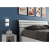 Letto Matrimoniale 160x190 cm testata inclinata con doghe Ankel