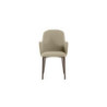 Set di 4 Sedie rivestita in tessuto easy-clean Gambe in metallo verniciato Bronzo Sophia 53.5cm X 62.5cm H 80cm Stones