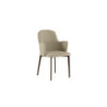 Set di 4 Sedie rivestita in tessuto easy-clean Gambe in metallo verniciato Bronzo Sophia 53.5cm X 62.5cm H 80cm Stones
