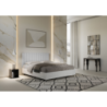 Letto Matrimoniale 160x190 cm struttura bianco frassino testata Kaia