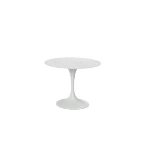 Zoom Tavolo fisso con top in ceramica Base in metallo verniciato Side 100cm X 100cm H 76cm Stones