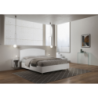 Letto Matrimoniale 160x190 cm struttura bianco frassino testata Antilia