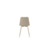 Set di 4 Sedie in polipropilene Gambe metallo verniciato Cover 50cm X 58cm H 85cm Stones