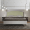 Letto Matrimoniale 160x190 cm struttura bianco frassino testata Antilia