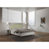 Letto Matrimoniale 160x190 cm struttura bianco frassino testata Antilia