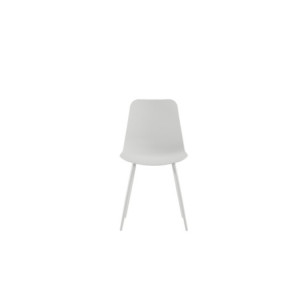 Zoom Set di 4 Sedie in polipropilene Gambe metallo verniciato Cover 50cm X 58cm H 85cm Stones