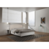 Letto Matrimoniale 160x190 cm struttura bianco frassino testata Antilia