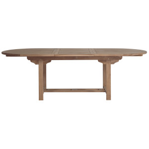 Tavolo Alicudi ovale estensibile Moia legno teak 240cm esterno