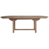 Tavolo Alicudi ovale estensibile Moia legno teak 240cm esterno