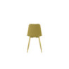Set di 4 Sedie in polipropilene Gambe metallo verniciato Cover 50cm X 58cm H 85cm Stones