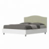 Letto Matrimoniale 160x190 cm struttura bianco frassino testata Grace
