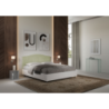 Letto Matrimoniale 160x190 cm struttura bianco frassino testata Grace