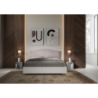 Letto Matrimoniale 160x190 cm struttura bianco frassino testata Grace