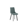 Set di 4 Sedie rivestita in tessuto easy-clean Gambe in metallo verniciato Iris 45cm X 56cm H 86cm Stones