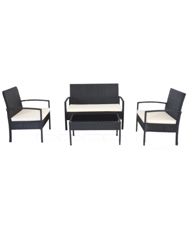 Salotto PANAREA SET 4 pezzi con cuscini
