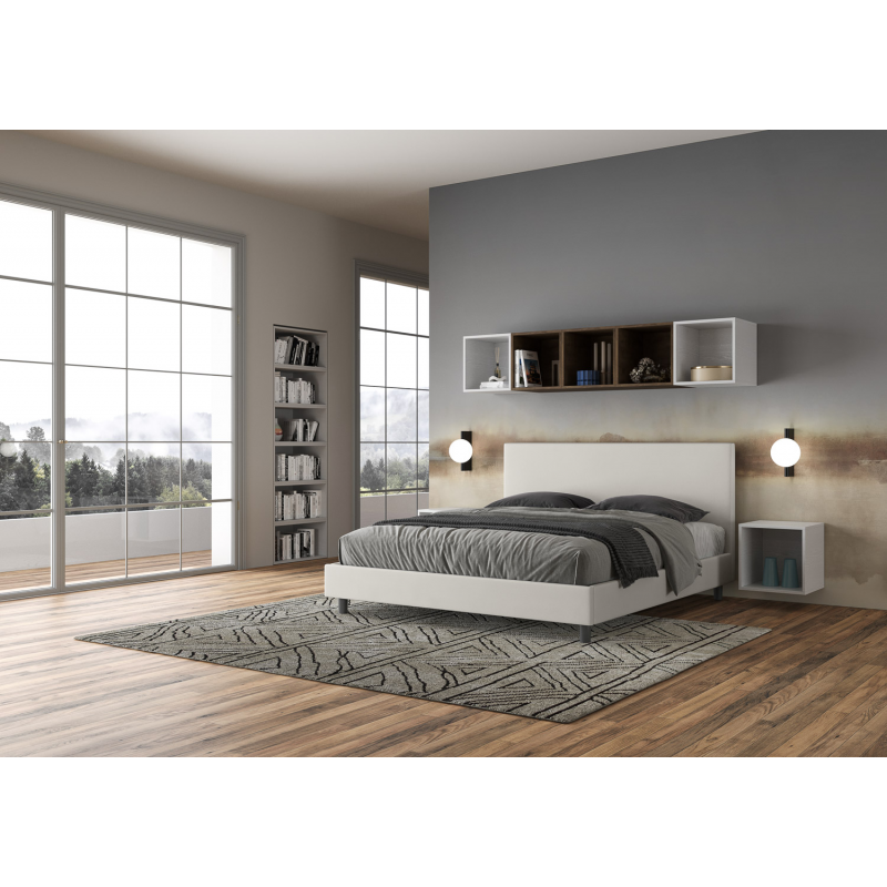 Letto imbottito Matrimoniale 160x190 cm Naspy
