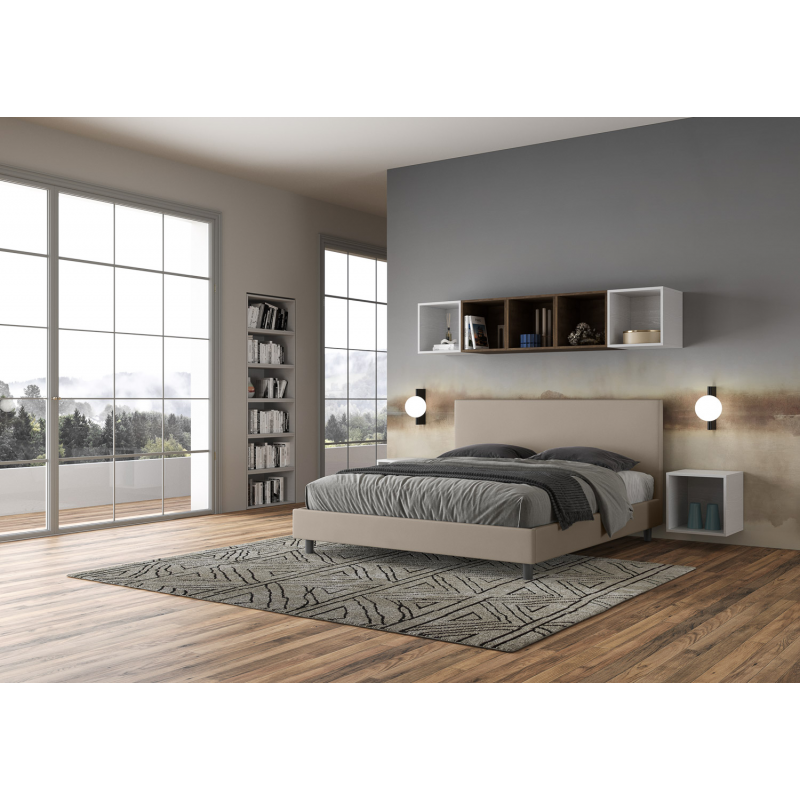 Letto imbottito Matrimoniale 160x190 cm Naspy