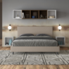 Letto imbottito Matrimoniale 160x190 cm Naspy