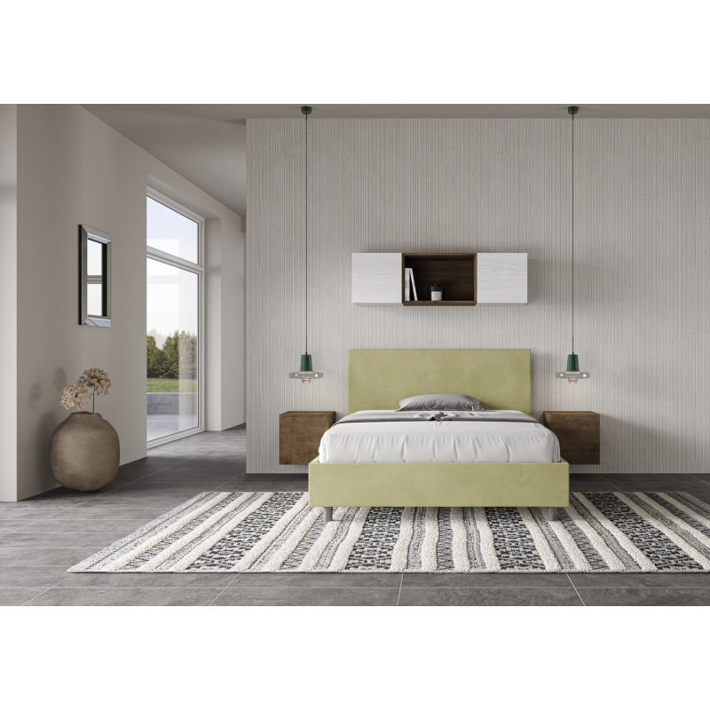 Letto imbottito Matrimoniale francese 140x190 cm Adele