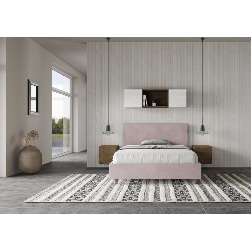 Letto imbottito Matrimoniale francese 140x200 cm Adele