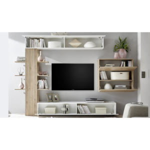 Zoom Parete attrezzata libreria Astrakat colore rovere