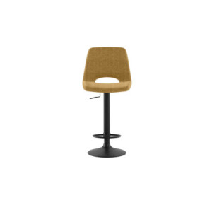 Zoom Sgabello con alzata a GAS rivestito in tessuto easy-clean Gambe metallo verniciato Alex 45cm X 52cm H 88,5/103,5cm Stones