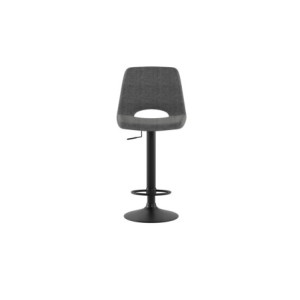 Zoom Sgabello con alzata a GAS rivestito in tessuto easy-clean Gambe metallo verniciato Alex 45cm X 52cm H 88,5/103,5cm Stones