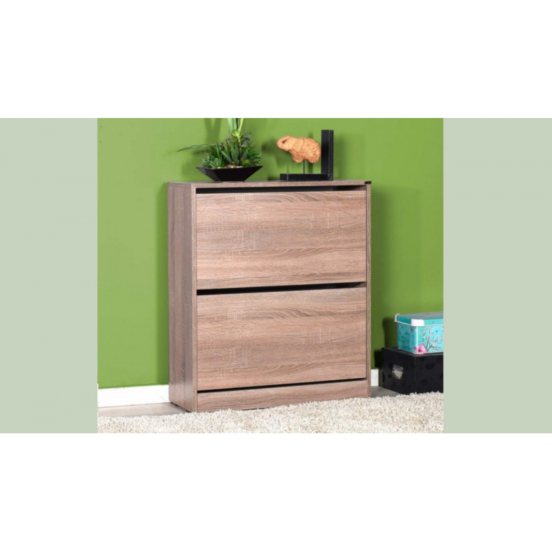 Scarpiera shc520 a due ante a ribalta rovere