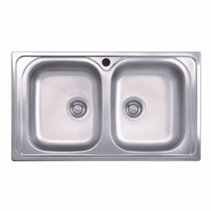 Lavello 86x50 2 vasche SA322