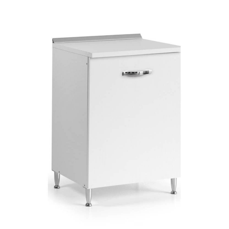 Base cucina con anta 60x50x85H bianco frassinato EFFEZETA ITALIA