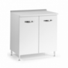 Base cucina 80x50x85H due ante bianco frassinato EFFEZETA ITALIA
