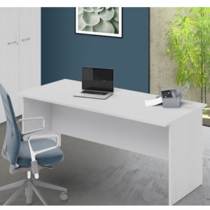 Scrivania Ibisco 180 cm bianco frassinato