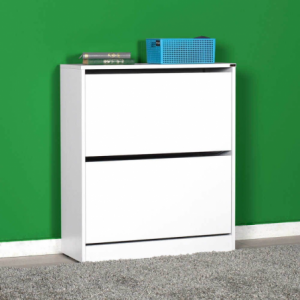 Zoom Scarpiera shc520 a due ante a ribalta bianco