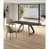 Tavolo allungabile con top in ceramica Barrel 90cm X 180-240cm H 76cm Stones