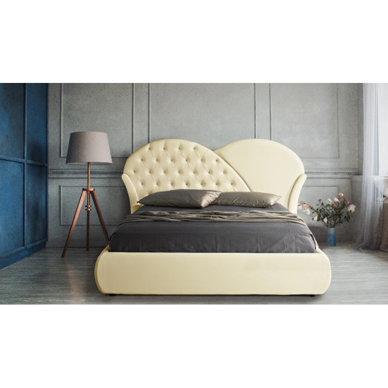 Letto Marubi crema contenitore