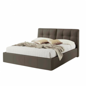 Zoom Letto matrimoniale con contenitore Melia tortora