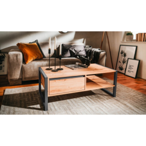 Tavolino da salotto Denver 55 L100xP55XH40 quercia antracite