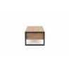 Tavolino da salotto Denver 55 L100xP55XH40 quercia antracite