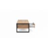Tavolino da salotto Denver 55 L100xP55XH40 quercia antracite