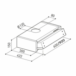 Zoom Samet Cappa da incasso estraibile 60