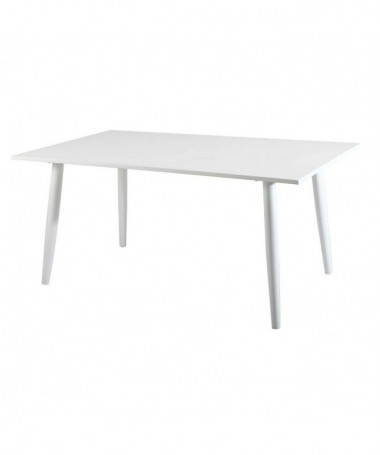 Tavolo MOIA Andora in alluminio 160x90 cm - bianco