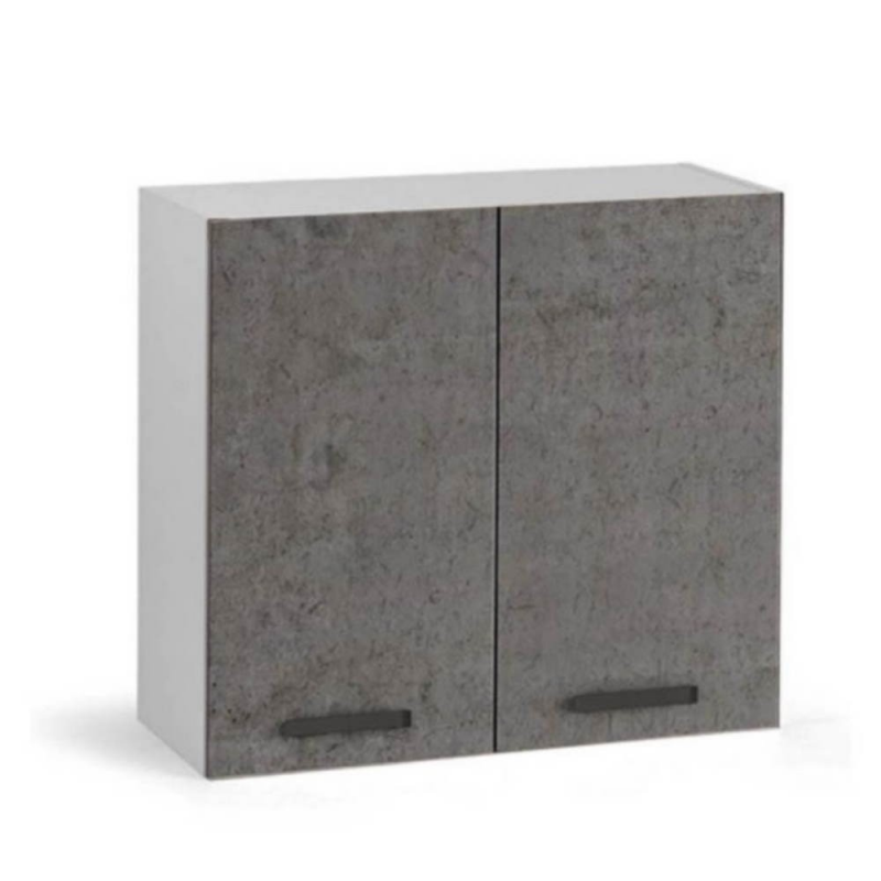 Pensile cucina 80x32x72H cm. 2 ante cemento EFFEZETA ITALIA