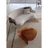 Tavolino in vetro martellato Fold big 90cm X 90cm H 35cm Stones