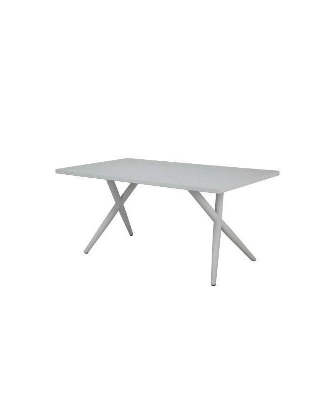 Tavolo MOIA Pegli in alluminio 160x90 cm - bianco