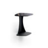 Tavolino con top in ceramica su vetro e struttura in metallo Nero Menhir 45cm X 45cm H 53cm Stones