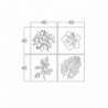 Cornice decorativa natura nero 40x40 cm MT1924181